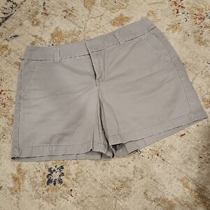 Merona Gray Tailored Bermuda Shorts